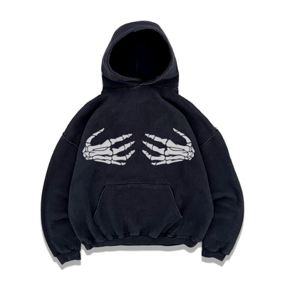 Skeleton hand hoodie