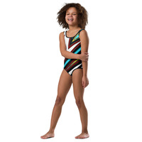 Bright Print Kids Swimsuit - Thumbnail 3
