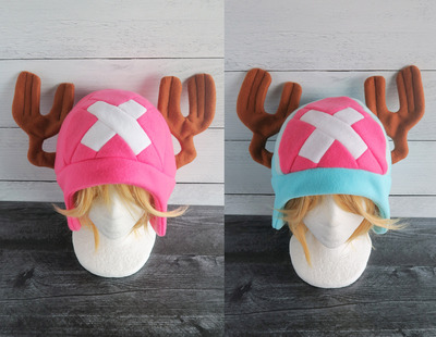 Pink antler hat