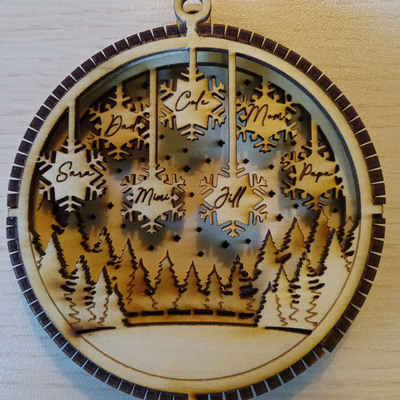 # 267 snowflake ornament