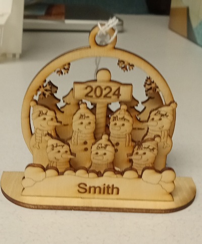 #271 SNOWMAN FAMILY ORNAMENT