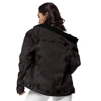 Unisex denim sherpa jacket - Thumbnail 5