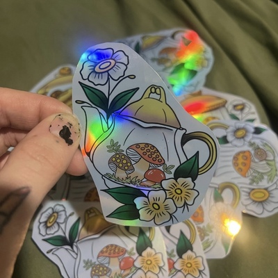 Merry mushroom stickers 