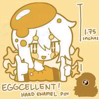 EGGCELLENT! Hard Enamel Pin - Thumbnail 1