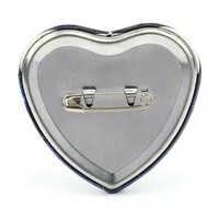 KURU KURU Heart Button Pin - Thumbnail 2