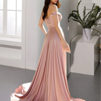 New Sexy V Neck A-Line Ball Gown - Thumbnail 1