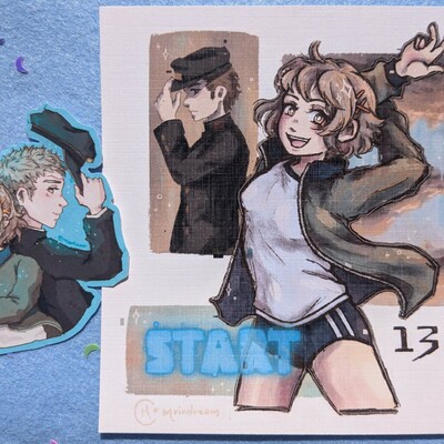 Natsuno 13 sentinels aegis rim print + sticker