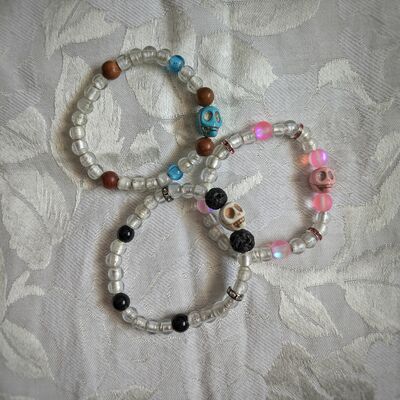 Halloween Skull Bracelet