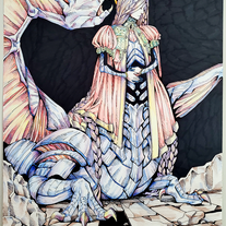 Dragon Woman [Pen and Colored Pencil]