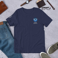 NOAA Pelagic Research Embroidered Unisex t-shirt with PIFSC Sleeve - Thumbnail 3