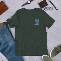 NOAA Pelagic Research Embroidered Unisex t-shirt with PIFSC Sleeve - Thumbnail 7