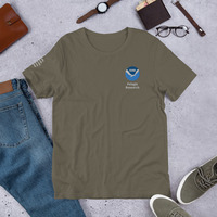 NOAA Pelagic Research Embroidered Unisex t-shirt with PIFSC Sleeve - Thumbnail 15