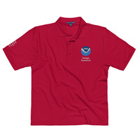NOAA Pelagic Research Embroidered Men's Premium Polo with PIFSC Sleeve - Thumbnail 1
