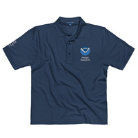 NOAA Pelagic Research Embroidered Men's Premium Polo with PIFSC Sleeve - Thumbnail 2