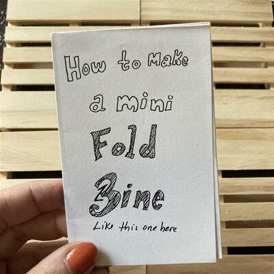 How to Make a Mini Fold Zine