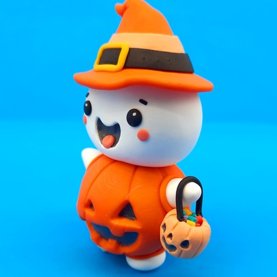 Trick-or-treat miniature original sculpt 