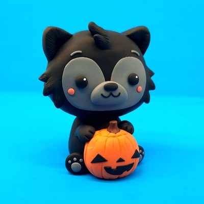 Halloween werewolf miniature original sculpt 