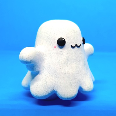 Kawaii ghost miniature original sculpt 