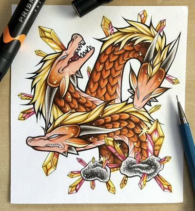Crystal Dragons #4 - Print