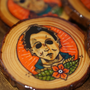 Psycho Killers Set of 4 Wooden Coasters -2