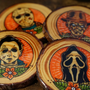 Psycho Killers Set of 4 Wooden Coasters -3