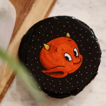 Baby Devil Wooden Coasters