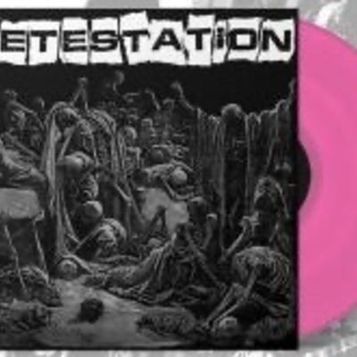 Detestation -s/t lp ( pink)