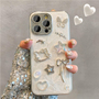 Silicone Case With Diamond For iPhone 16 15 14 13 IPS501-2