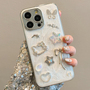 Silicone Case With Diamond For iPhone 16 15 14 13 IPS501-3