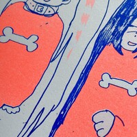 matching shirt risograph print - Thumbnail 1