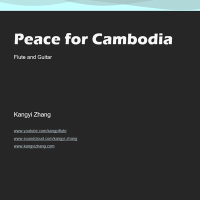 Peace for cambodia (flute and guitar)