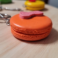 Macaron keychain orange - Thumbnail 1