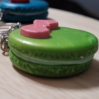 Macaron keychain green - Thumbnail 1
