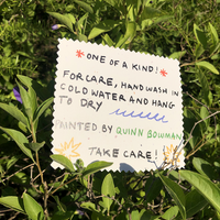 Tote - Sky Blue Moth - Thumbnail 2