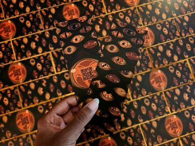 Monstrous Eyes Bookmark