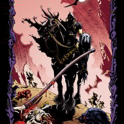 'the death dealer' print (11x17)