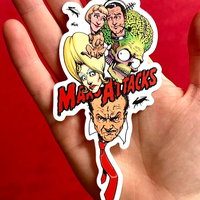 'Mars Attacks' Sticker (5x2.5) - Thumbnail 2
