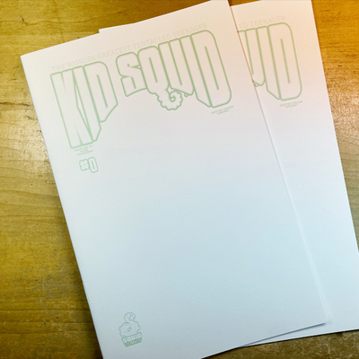 Kid Squid Zero - Blank Sketch Cover Variant