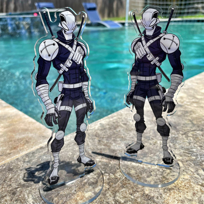 Black phantom acrylic standee