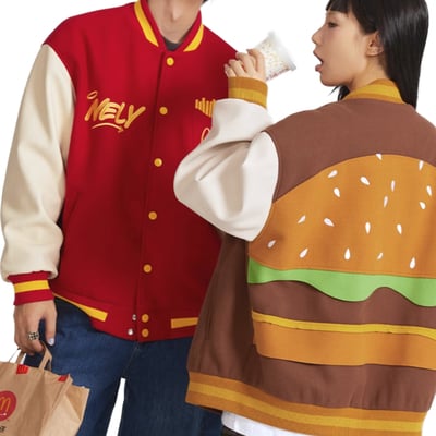 Mcdonald's & burger jacket - Thumbnail 2