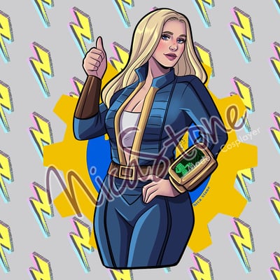 Vault dweller - sticker