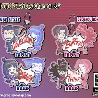 Ace attorney key charms