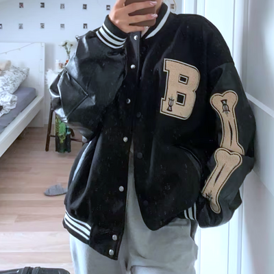 To the bone baseball jacket 