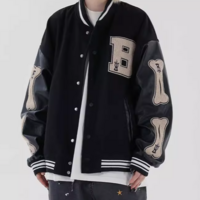 TO THE BONE BASEBALL JACKET  - Thumbnail 2