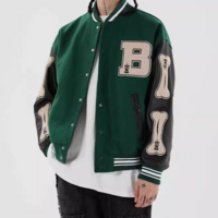 TO THE BONE BASEBALL JACKET  - Thumbnail 4