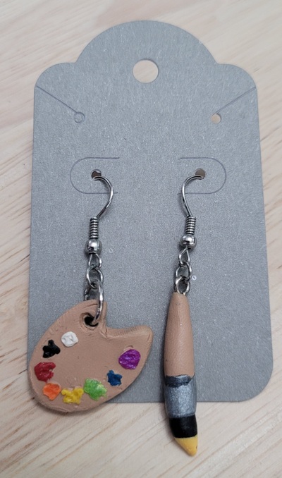 Artist earrings