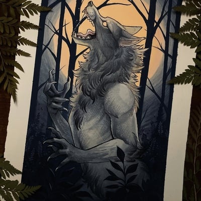  drawtober werewolf 