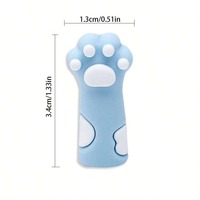 30pcs Cute Cartoon Cat Paw Design Silicone Pencil Caps Covers, Universal Pen Holder, Portable & Durable - Thumbnail 6