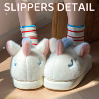 Magic Unicorn Plush Slippers - Thumbnail 2