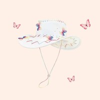 Vintage Butterfly Cowboy Hat - Thumbnail 9